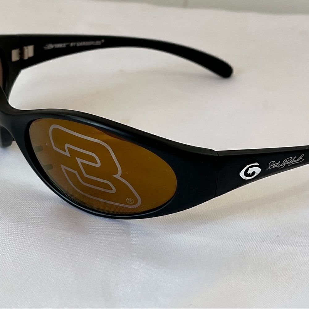 Gargoyles G Force Dale Earnhardt Sr Mens Sunglasses Number 3 Wraparound Black